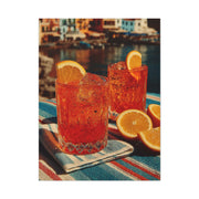 Aperol Spritz Terrace Drinks Wall Art & Canvas Print
