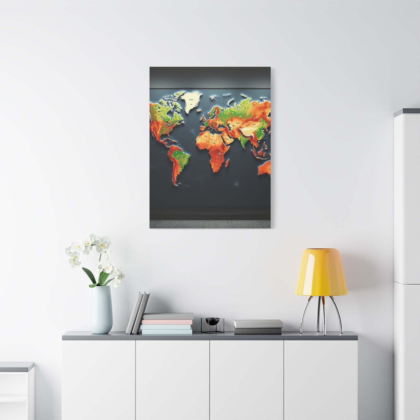 Collection World Map Art Art Wall Art & Canvas Print