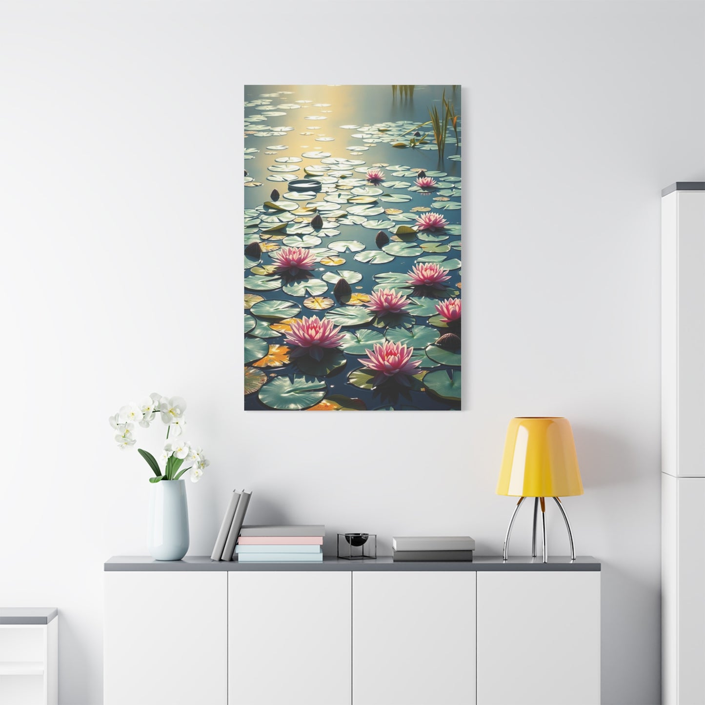 Claude Monet Water Lilies Art Refined Canvas Wall Art & Canvas Print