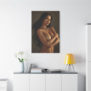 Soft Studio Nude Portrait Wall Art & Canvas Print