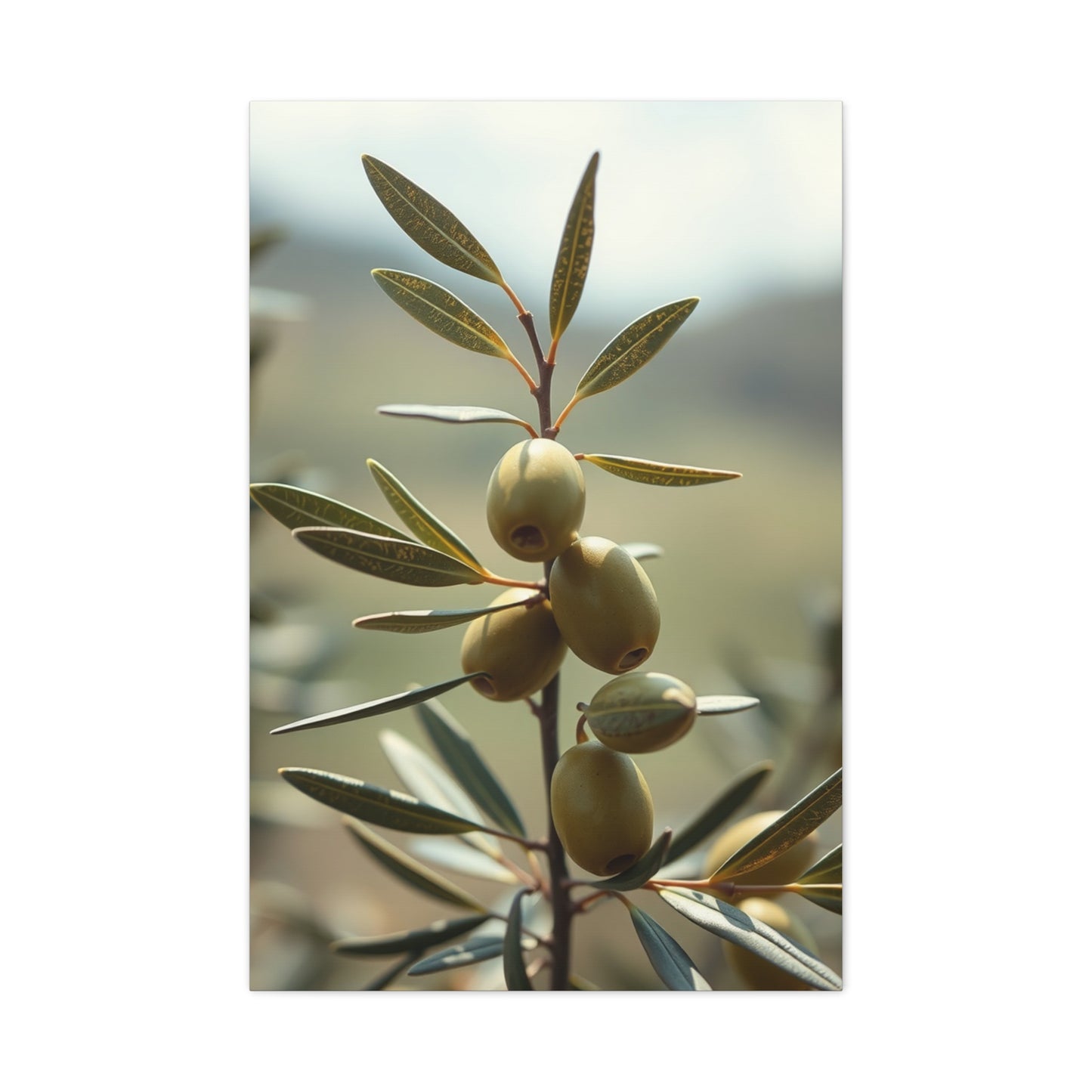 Opulent Olive Masterpiece Wall Art & Canvas Print