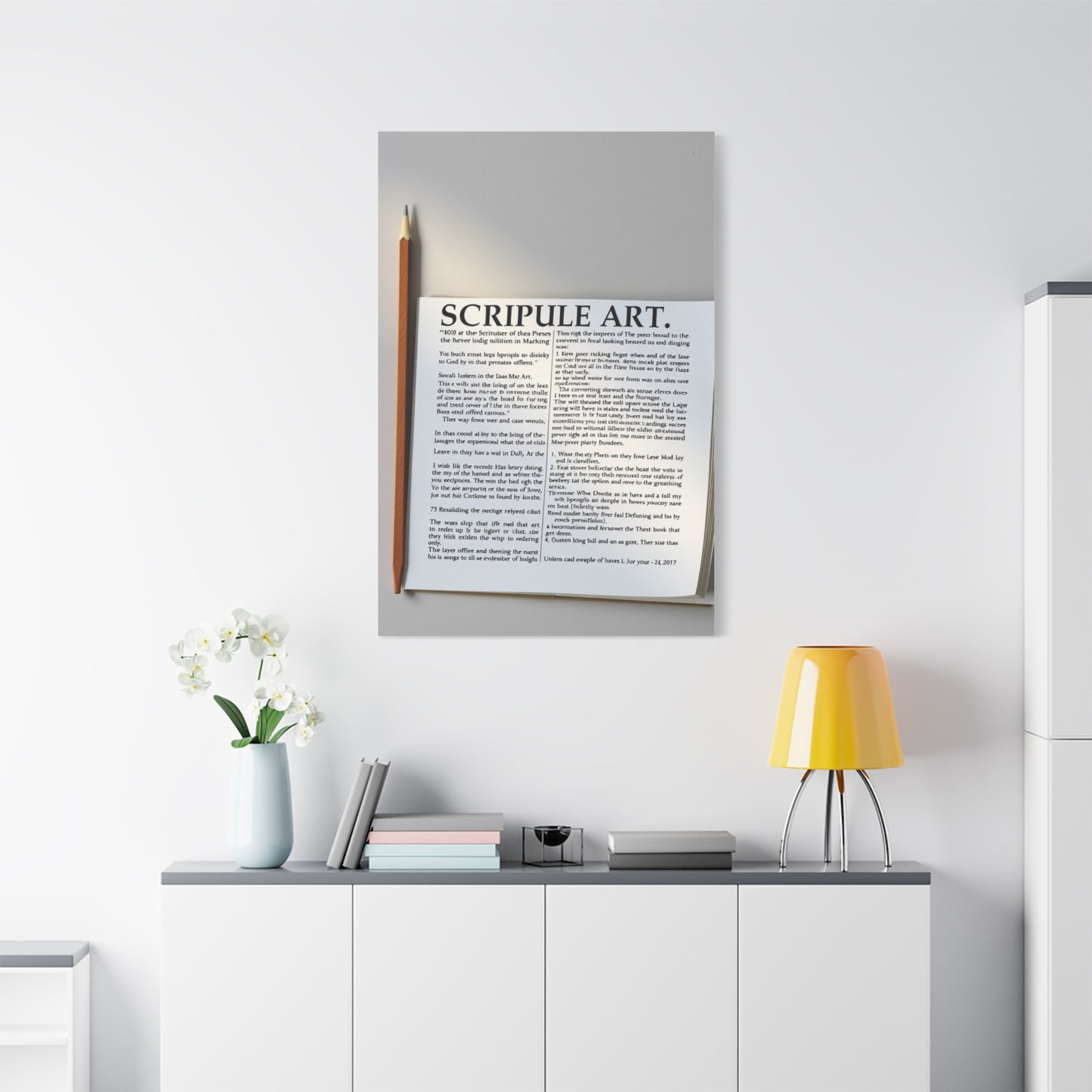 Holy Text Reverie Wall Art & Canvas Print