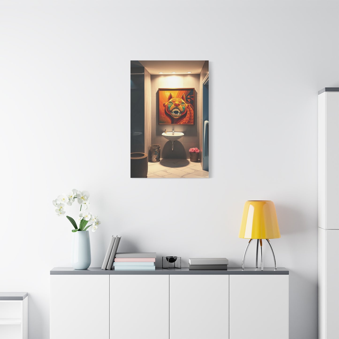 Elegant Bath Retreat Artworks Wall Art & Canvas Print