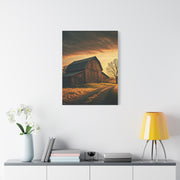 Rustic Barn Along the Country Path Wall Art & Canvas Prints