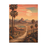 Enchanted Desert Highway Wall Art & Canvas Print