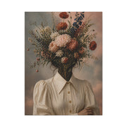 Surreal Floral Identity Portrait Wall Art & Canvas Print