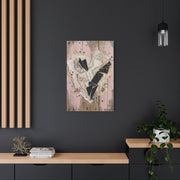 Reclaimed Mixed Media Heartless Romance Wall Art & Canvas Print