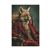 Gentleman Fox Victorian Portrait Wall Art & Canvas Print