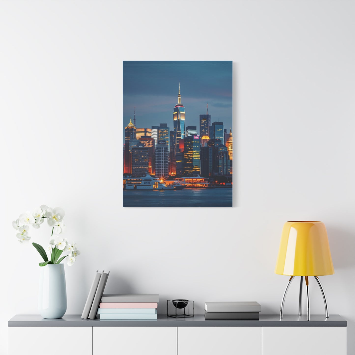 Supreme City Skylines Art Beautiful Collection Wall Art & Canvas Print
