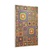 Joyful Granny-Square Patchwork Wall Art & Canvas Print