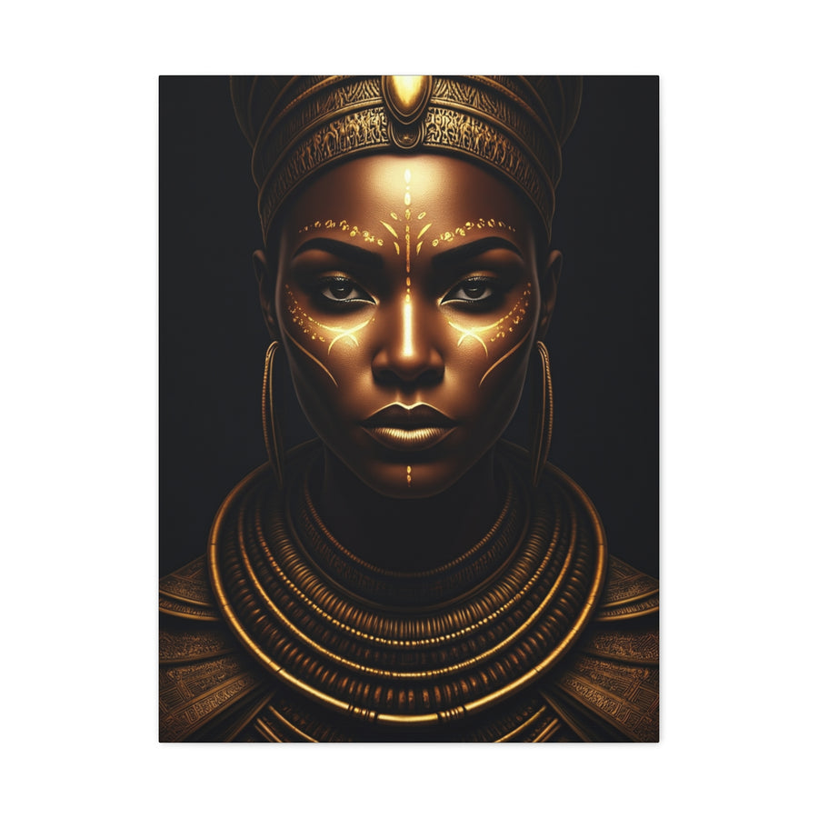 Sacred Queen of Gold Wall Art & Canvas Prints
