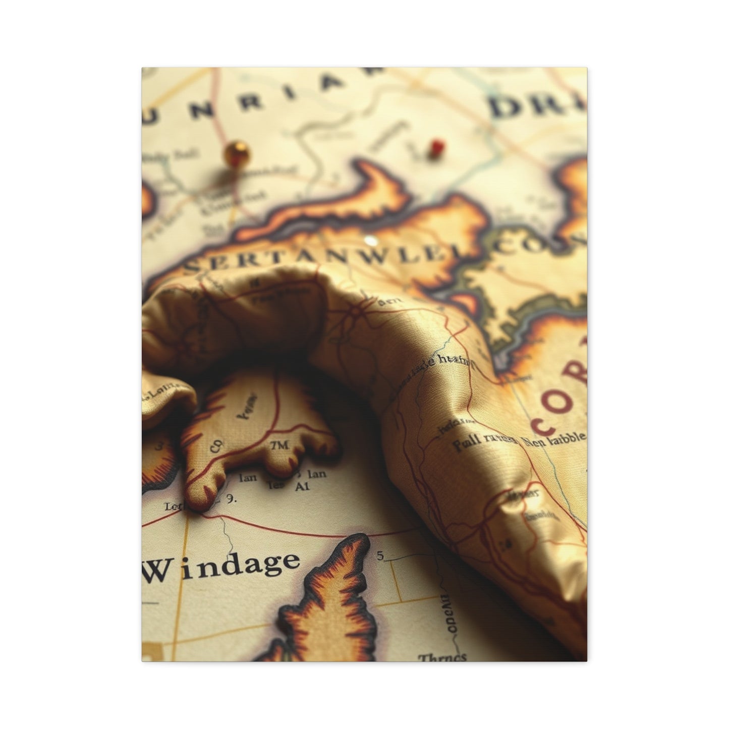 Collection Antique Maps Art Wall Art & Canvas Print