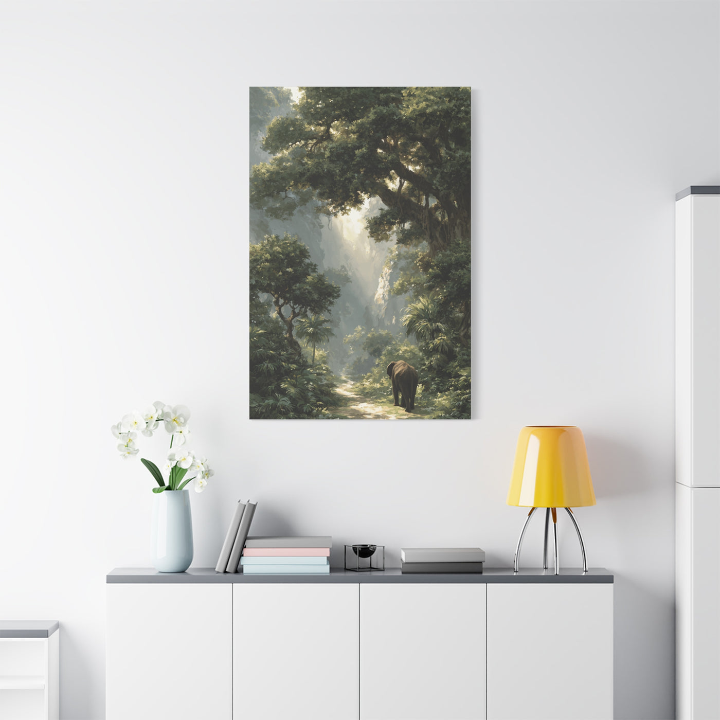 Ornate Royal Indian Elephant Wall Art & Canvas Print