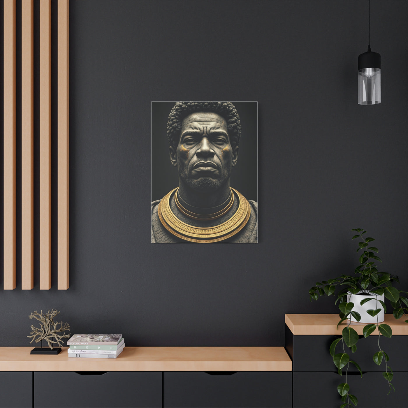 Stone Guardian Legacy Portrait Wall Art & Canvas Prints