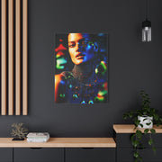 Luminous Fashion Portrait Contemporary Wall Art & Canvas Print