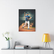 Pitcher Power Throw Action Wall Art & Canvas Prints