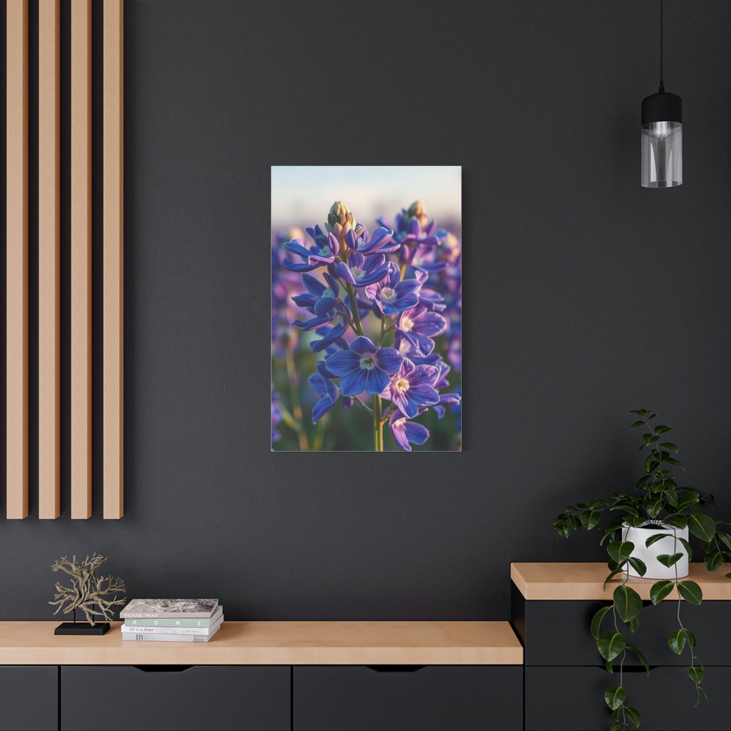 Supreme Collection Bluebonnet Flower Art Wall Art & Canvas Print