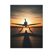 Golden Horizon Propeller Flight Wall Art & Canvas Prints