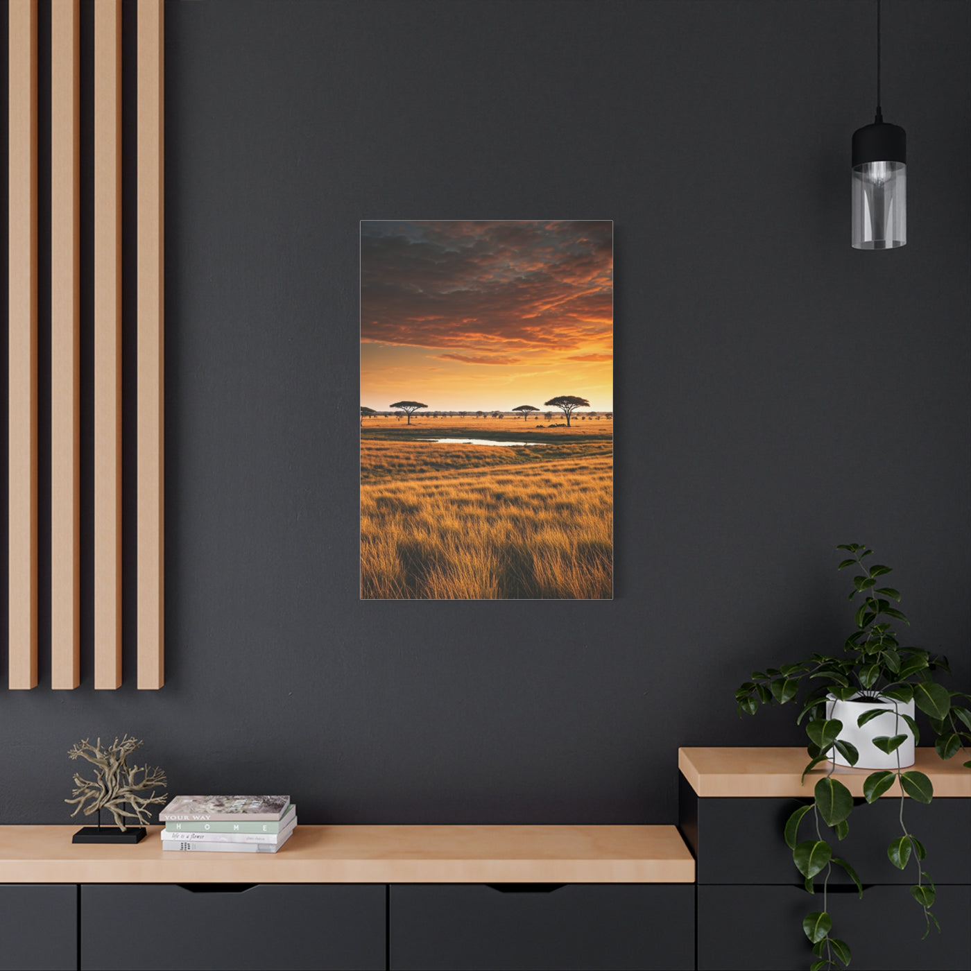 Stormlight Over Emerald Jungle Valley Wall Art & Canvas Prints