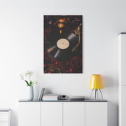Vinyl Record Candlelit Romance Still Life Wall Art & Canvas Print