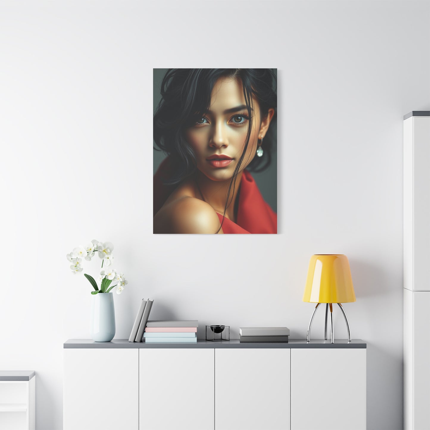 Luxurious Terra and Indigo Wall Art & Canvas Print
