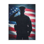 Saluting Soldier American Pride Wall Art & Canvas Prints