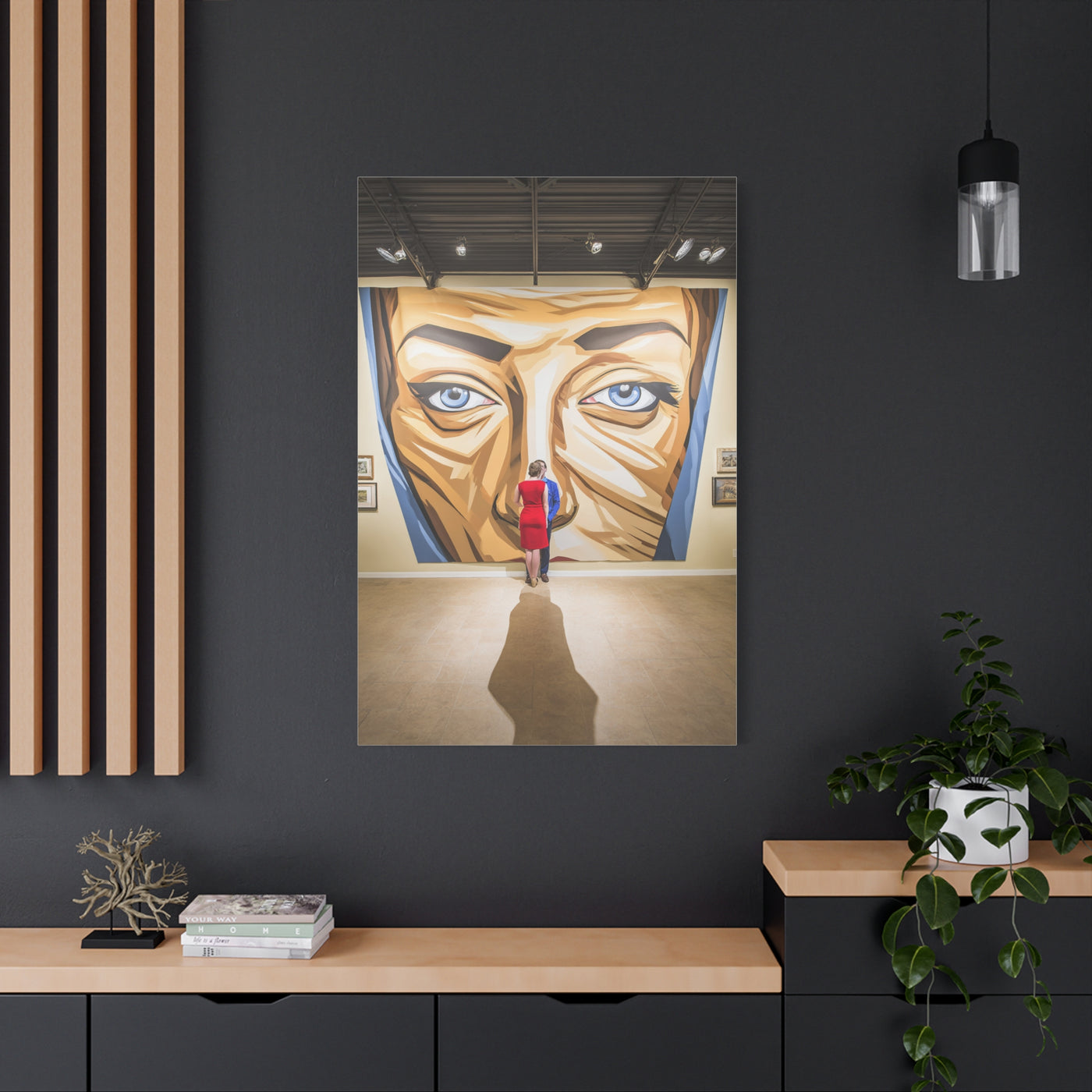 Monumental Contemporary Gallery Portrait Wall Art & Canvas Print