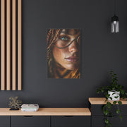 Braided Muse Antique Lens Portrait Wall Art & Canvas Print