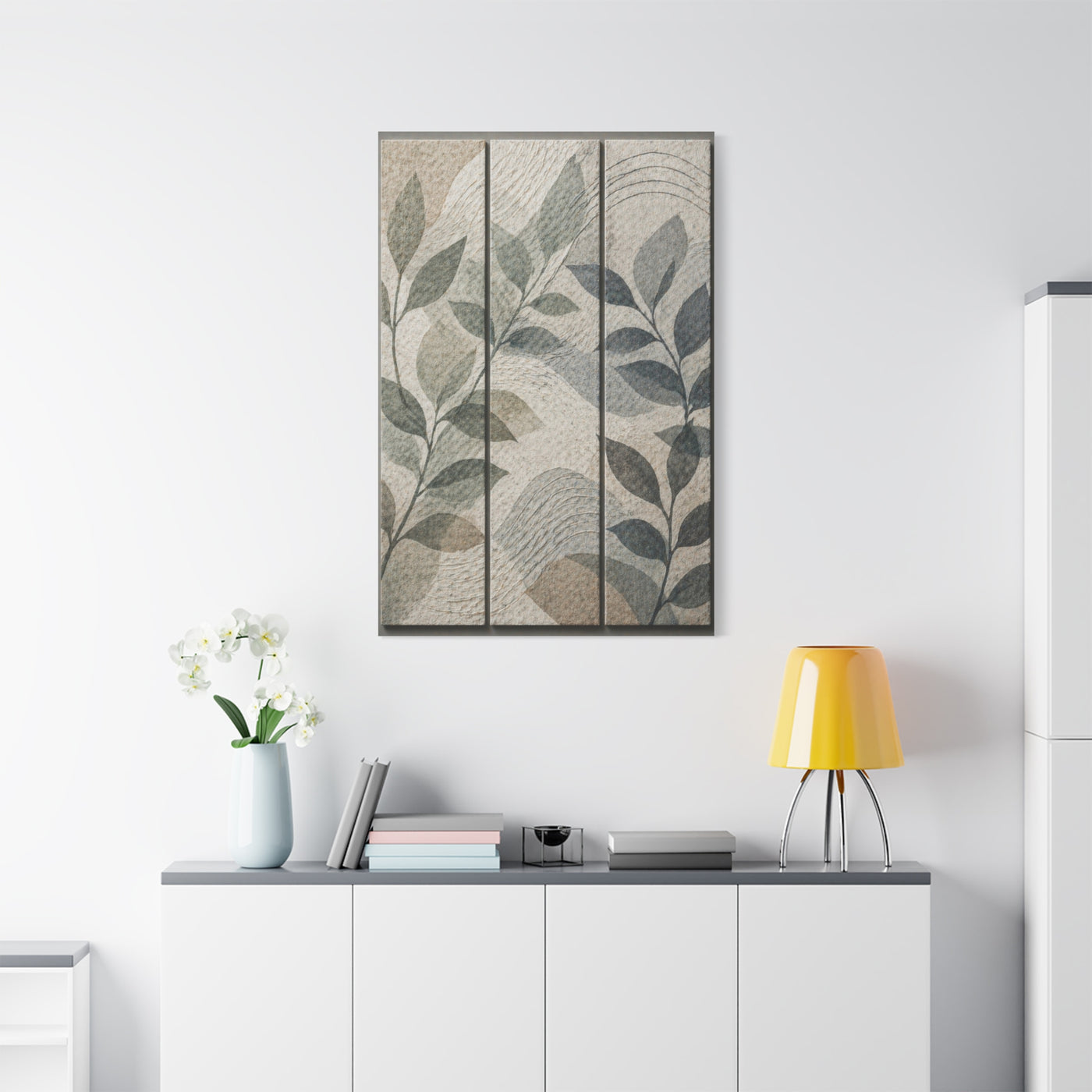 Botanical Acoustic Panel Triptych Wall Art & Canvas Print