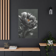 Silver Peony Fine Art Floral Wall Art & Canvas Print