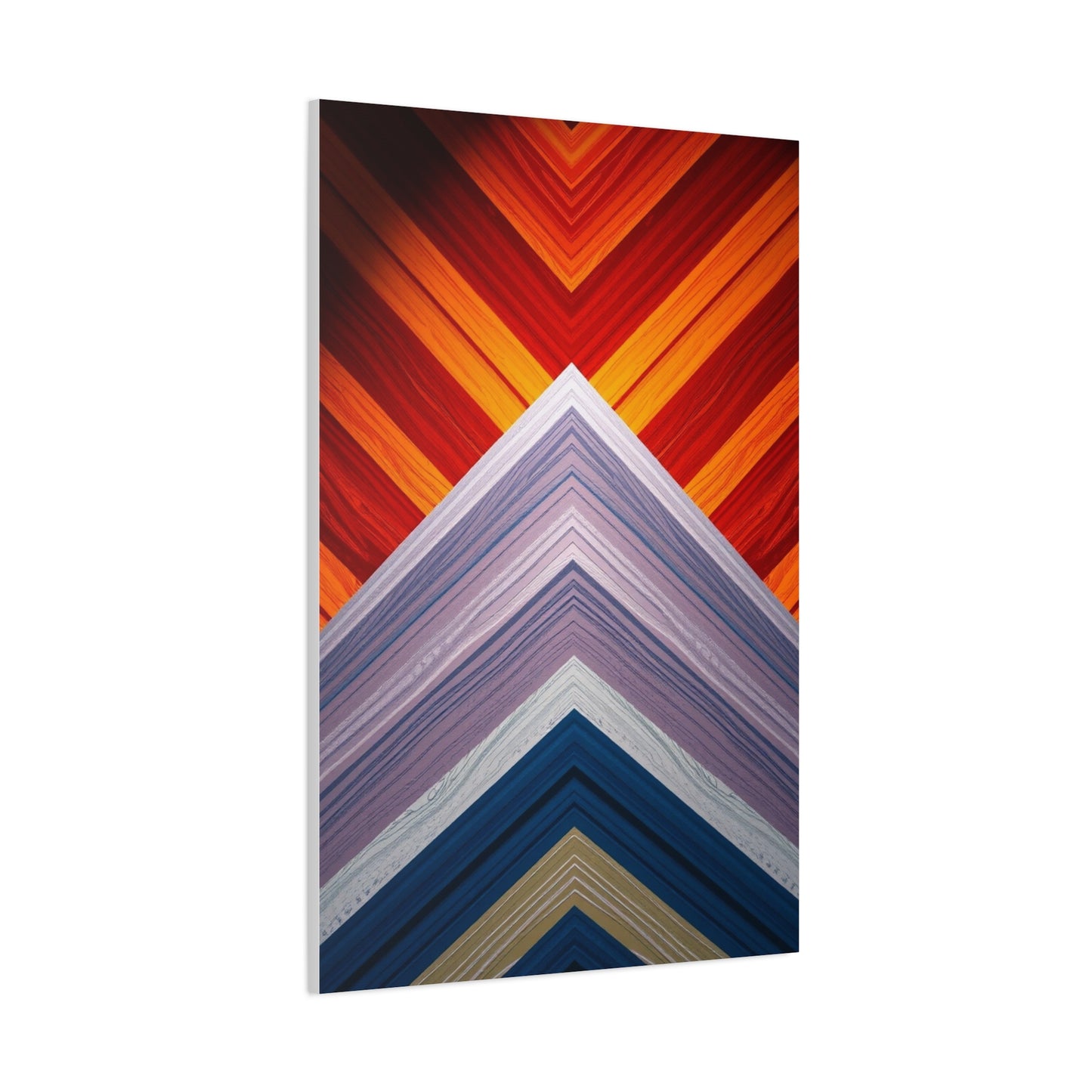 Chevron Pattern Art Supreme Canvas Wall Art & Canvas Print