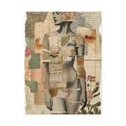 Mixed Media Nude Composition Wall Art & Canvas Print