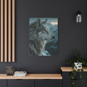 Siberian Husky Winter Ridge Portrait Wall Art & Canvas Print