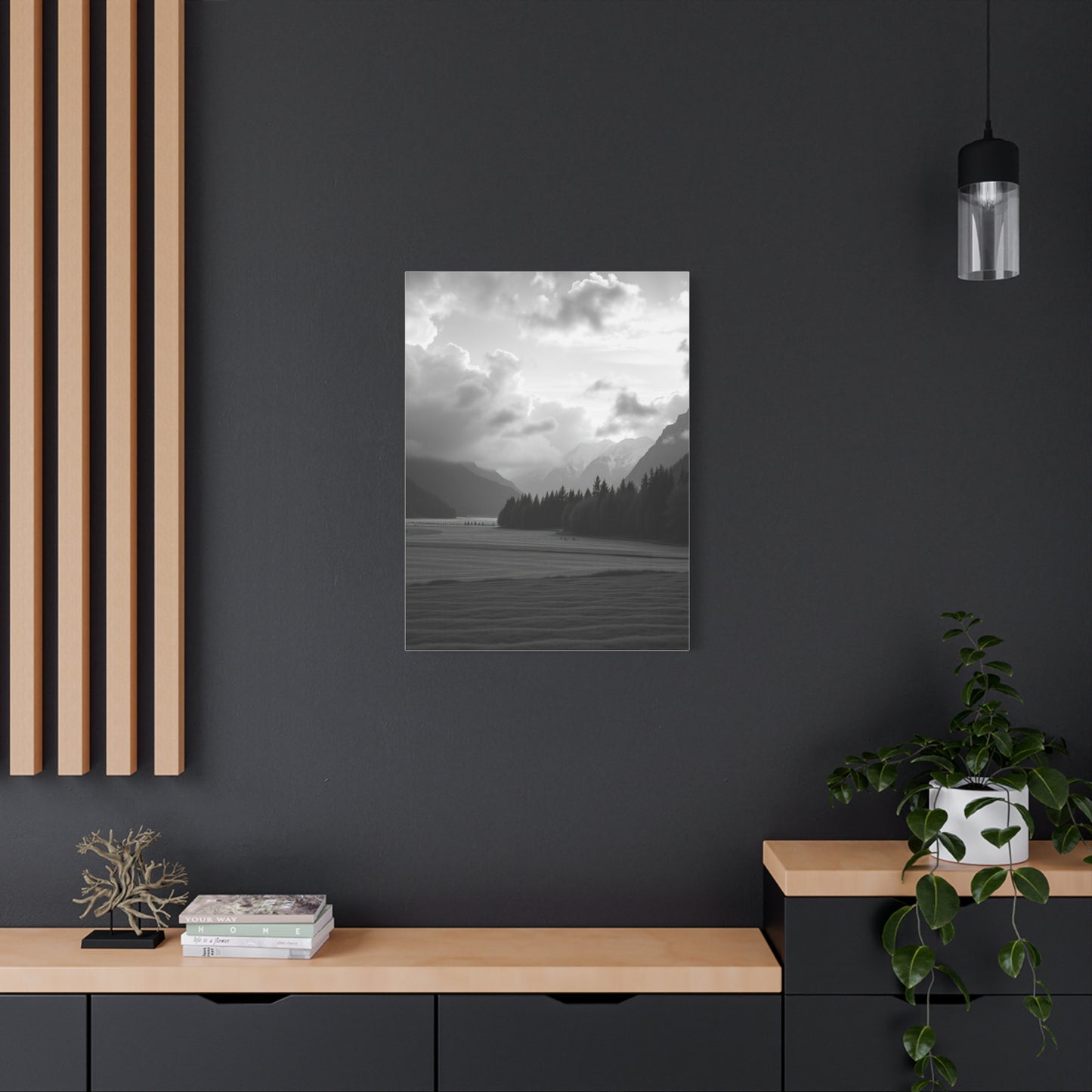 Black & White Scenic Landscapes Art Supreme Gallery Wall Art & Canvas Print