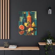 Cubist Dining Still Life Wall Art & Canvas Print