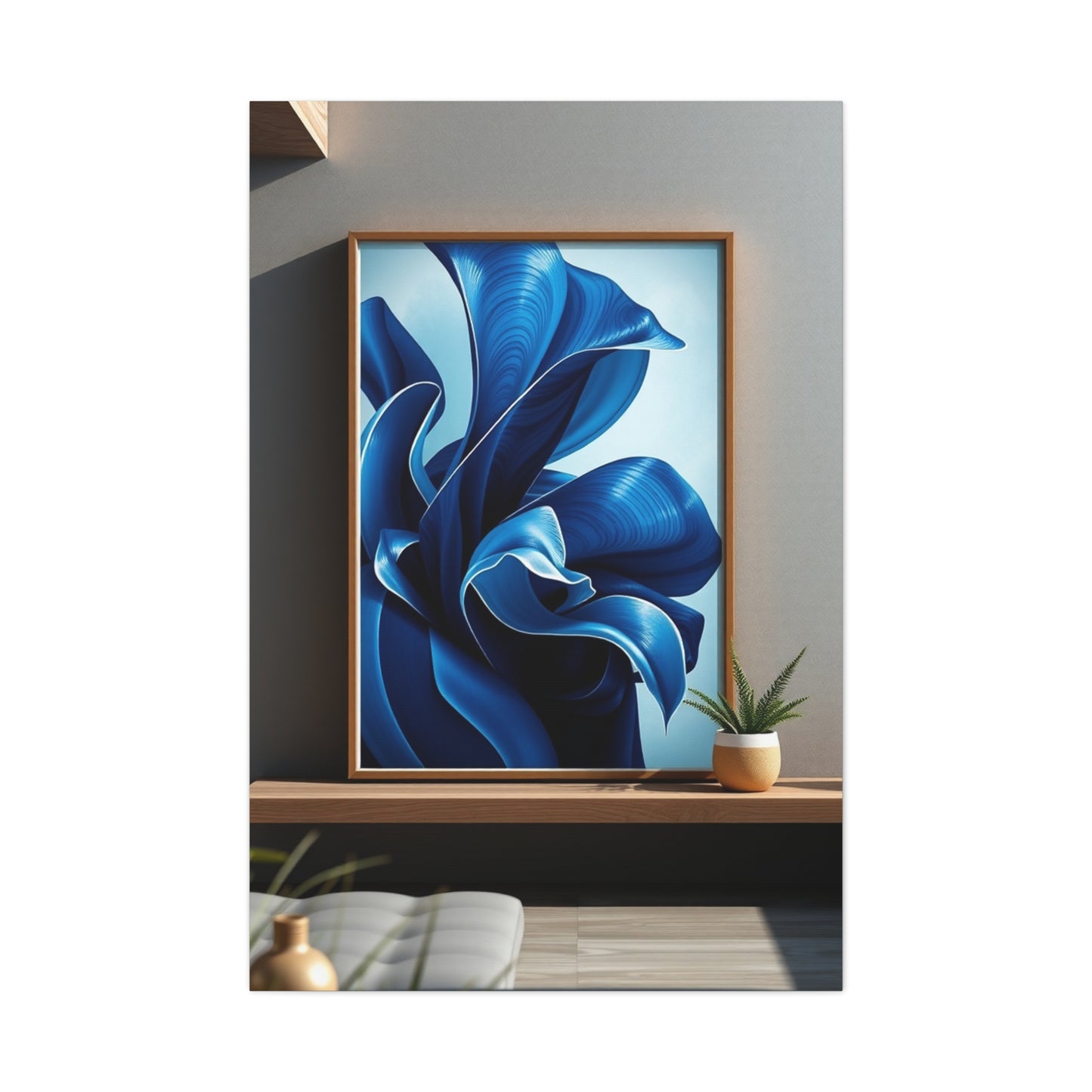 Navy Blue Art Supreme Canvas Wall Art & Canvas Print