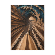 Wooden Barrel Tunnel Surf View Wall Art & Canvas Print
