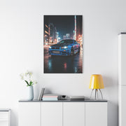 Nissan Skyline GT-R R34 City Rain Reflections Wall Art & Canvas Prints