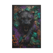 Wild Panther Graffiti Fusion Street Wall Art & Canvas Print