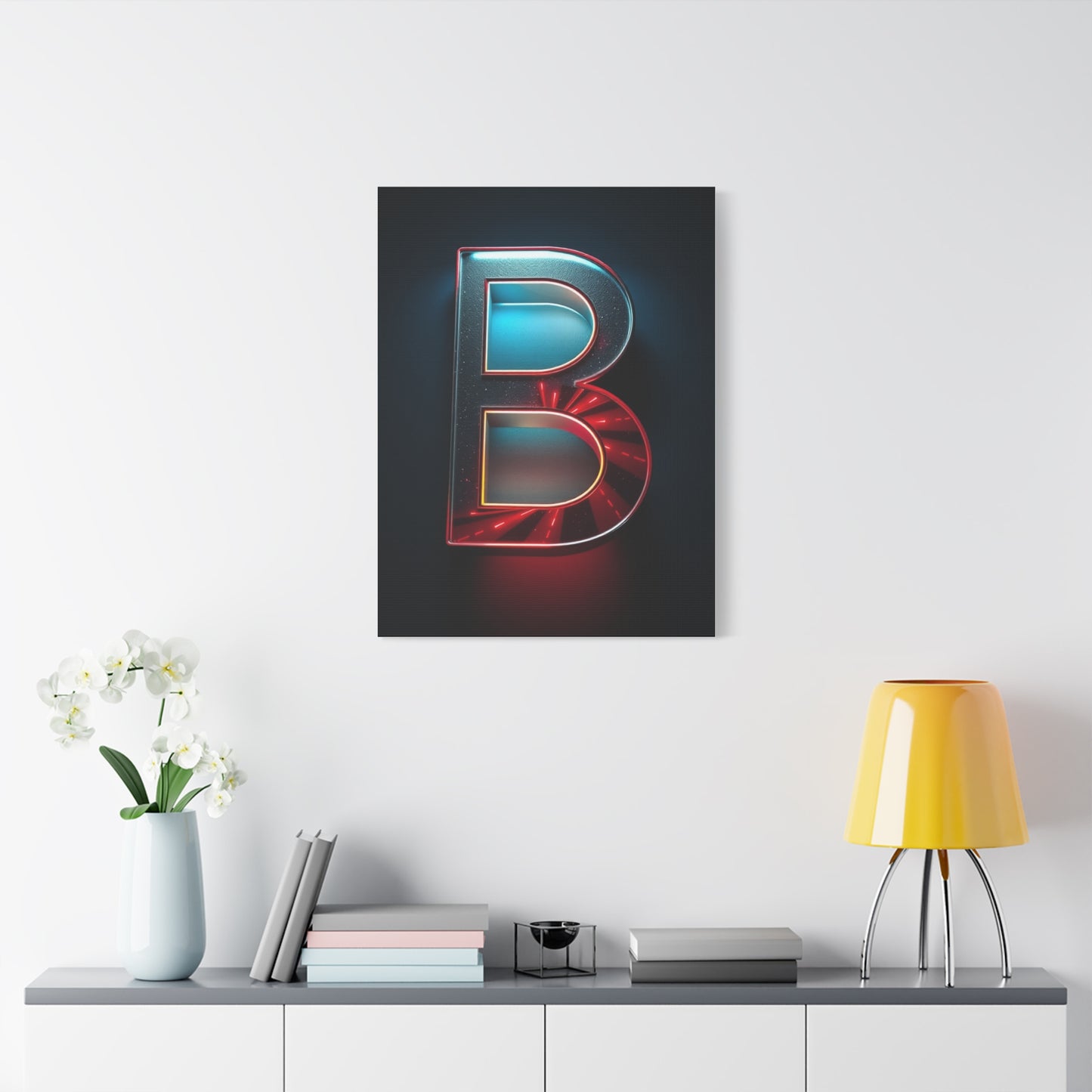 Alphabet & Letter Art Luxury Canvas Wall Art & Canvas Print