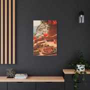 Mediterranean Aperitivo Romance Scene Wall Art & Canvas Print