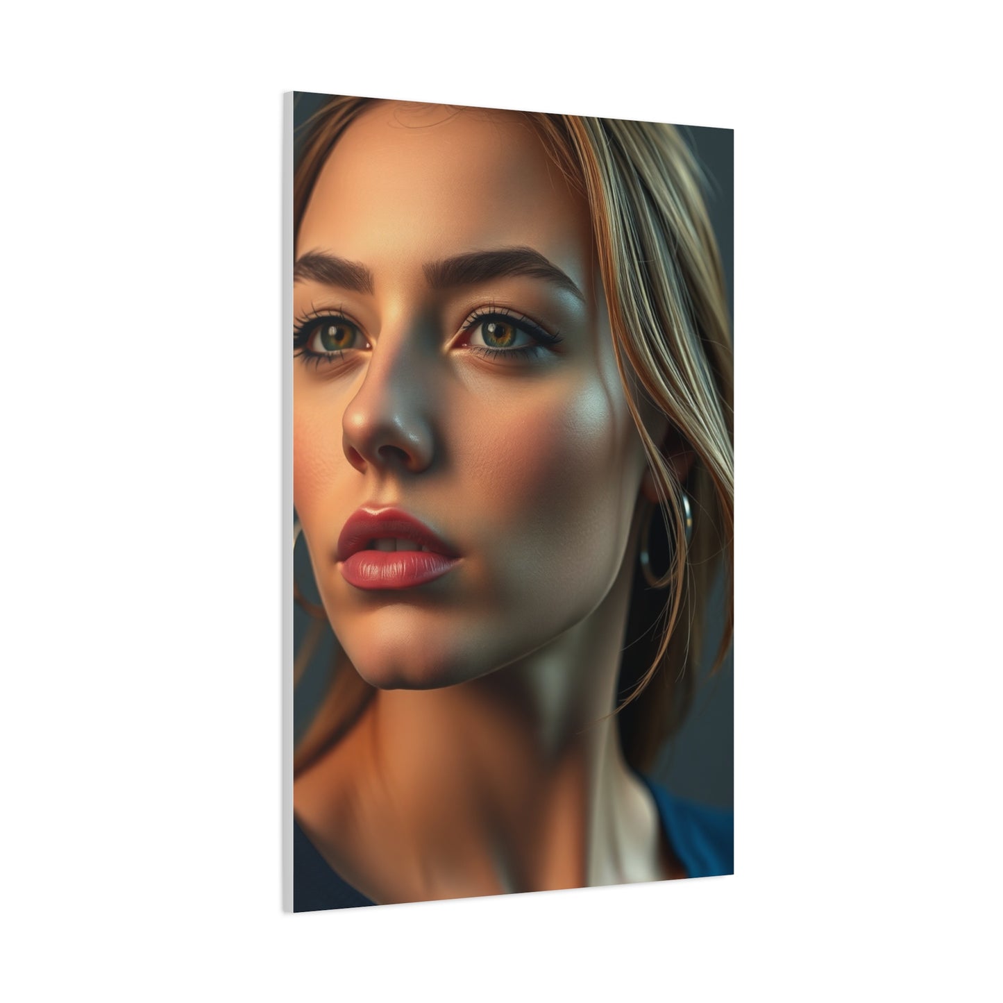 Azure Serenity Canvas Wall Art & Canvas Print