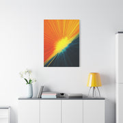 Golden Horizon Energy Abstract Wall Art & Canvas Prints
