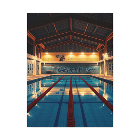 Swimming Pool Art Supreme Canvas Wall Art & Canvas Print
