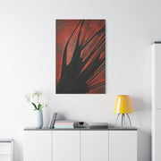 Crimson Motion Abstract Wall Art & Canvas Prints