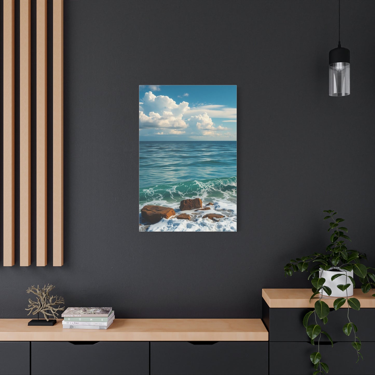 Azure Horizon Elegance Wall Art & Canvas Print