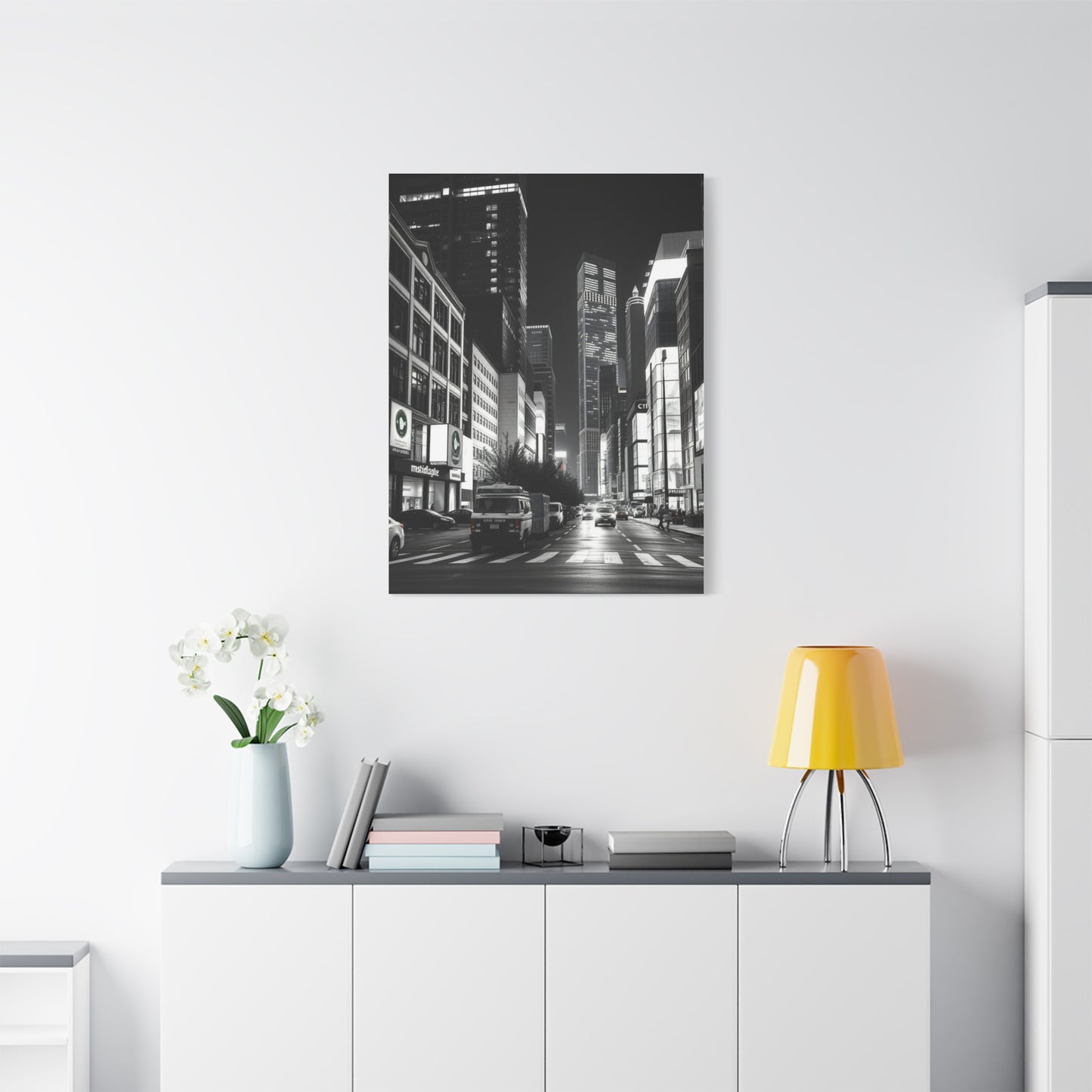 Vision Black & White Cityscapes Art Art Wall Art & Canvas Print