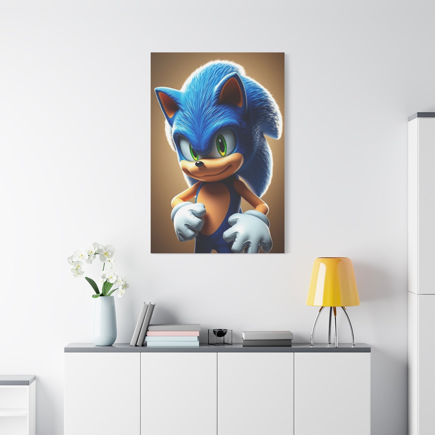 Vision Sonic the Hedgehog Art Art Wall Art & Canvas Print