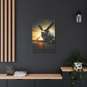 Propeller Power at Golden Hour Wall Art & Canvas Prints