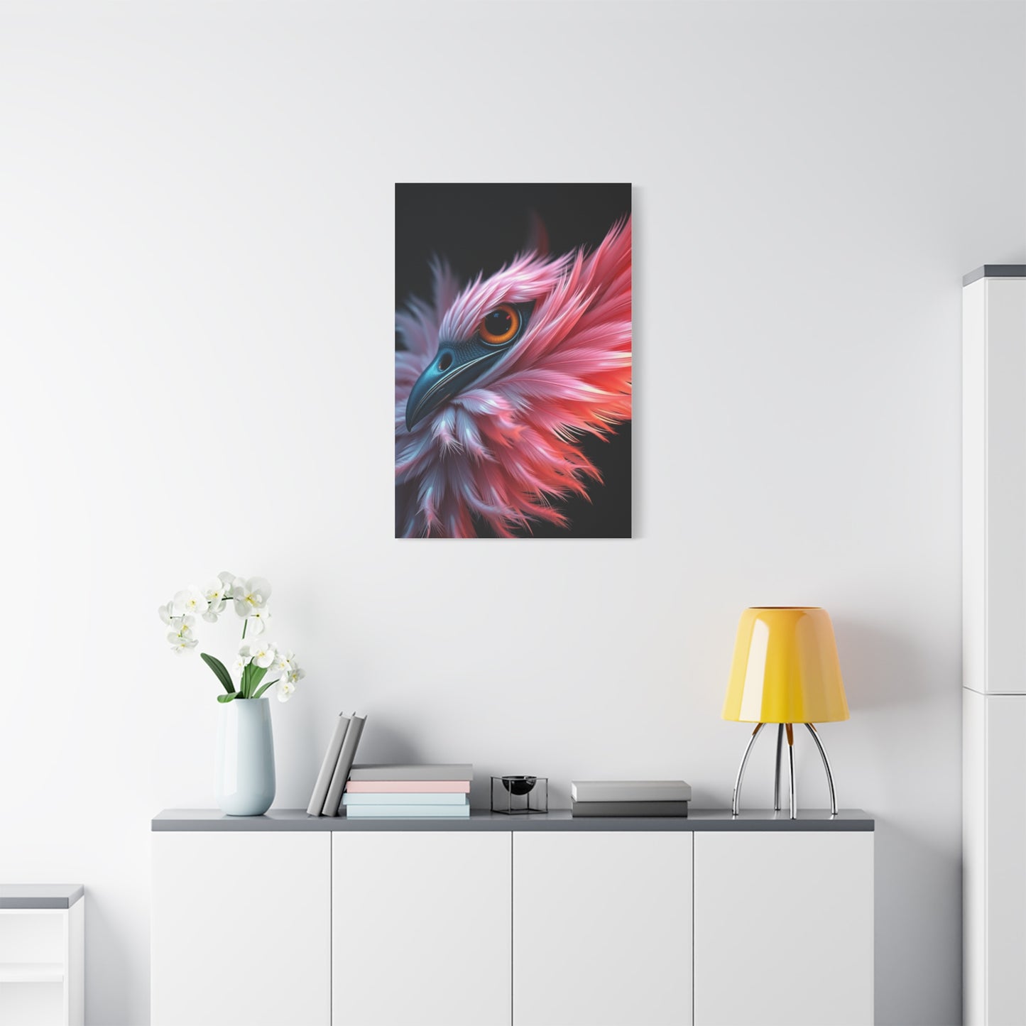 Celestial Feather Reverie Wall Art & Canvas Print